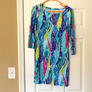 Lilly Pulitzer multi-color feather size small dress